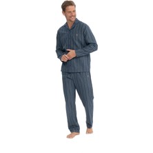 U.s. Polo Assn. Uzun Kol Gömlek Yaka Önden Düğmeli Erkek Pijama Takım 18850