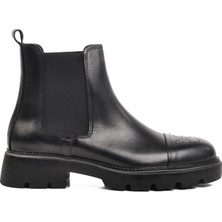 Ayakmod Premium 1158 Siyah Deri Erkek Bot