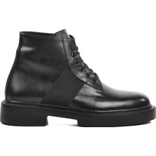 Ayakmod Premium 1245 Siyah  Deri Erkek Bot