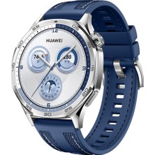 Sneezy Huawei Watch Gt3 46MM Gt3 Pro Gt3 Se ile Uyumlu Metal Tokalı Dikiş Detaylı Şık Dokuma Silikon Kordon