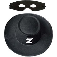 Ttt Zorro Şapka Maske Set Yetişkin