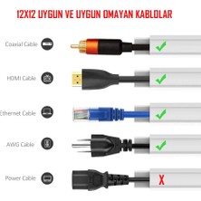 YTE Extra Kendinden Yapışkanlı Açık Kahve Kablo Kanalı 12X12 1 Metre