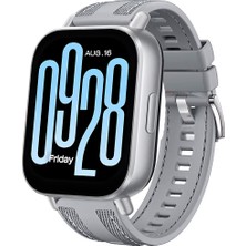 Sneezy Redmi Watch 5 Active Redmi 5 Lite ile Uyumlu Metal Tokalı Dikiş Detaylı Şık Dokuma Silikon Kordon