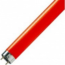 Aquarıum Red Lamp Floresan Ampul  18 W Kırmızı