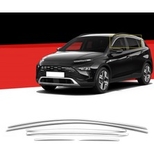S-Dizayn Hyundai Bayon Krom Cam Üst Çıtası 6 Prç. 2021-2024