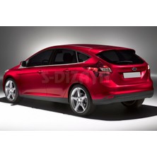 S-Dizayn Ford Focus 3 Hb Krom Cam Çıtası 8 Prç 2011-2018