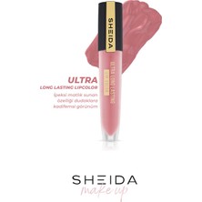 Sheida Long Lasting Uzun Süre Kalıcı Mat Likit Ruj - Yoğun Pigment & E Vitaminli Formül No:03