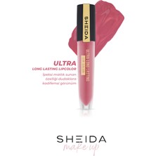 Sheida Long Lasting Uzun Süre Kalıcı Mat Likit Ruj - Yoğun Pigment & E Vitaminli Formül  No:07