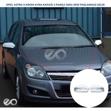 Ebal Oto Opel Astra H Hb - Sedan Krom Ayna Kapağı 2004-2010 Paslanmaz Çelik