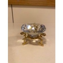 Dekoratif Kristal  Yüzük Yükseltici Veya Dekoratif Obje Altın