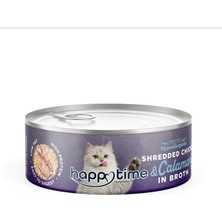 Happy Time Yetişkin Kediler Için Tavuklu & Kalamarlı Konserve 12 x 70 gr