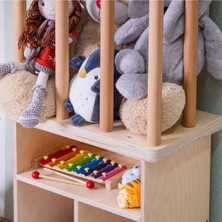 Montessori Pelüş Oyuncak Depolama Dolabı-1