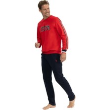 U.S. Polo Assn. Uzun Kol Erkek Pijama Takım 18811