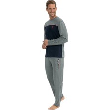 U.S. Polo Assn. Uzun Kol Erkek Pijama Takım 18829