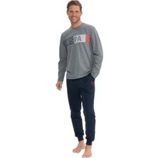 U.S. Polo Assn. Uzun Kol Erkek Pijama Takım 18830
