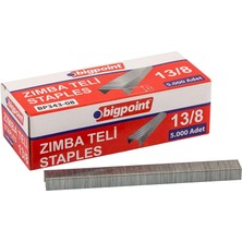 Bigpoint | Zımba Teli 5000 Adet No: 13/8 Zımba ile Uyumlu, No: 10