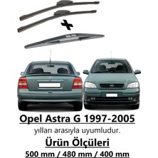 Opel Astra G 1997-2005 Ön ve Arka Muz Silecek Takımı