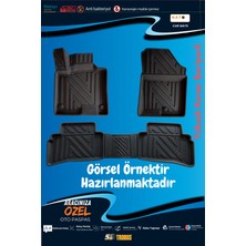 Audi A5 2007-2016  Için 5,5d Carbon Style Havuzlu Paspas - Tpe Malzeme