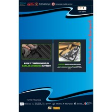 Trobus Renault Clio 2 1998-2005  Için 5,5d Carbon Style Havuzlu Paspas - Tpe Malzeme