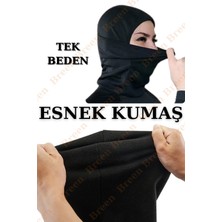 Breen Termal Tam Yüz Kar Maskesi, Rüzgar Korumalı, Siyah Renk, Tek Beden