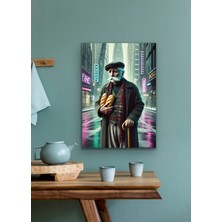 Homemor Gelecekteki Yaşlı Amca  Kanvas Tablo 70 x 100 cm