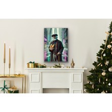 Homemor Gelecekteki Yaşlı Amca  Kanvas Tablo 70 x 100 cm