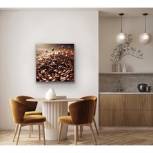 Homemor Kahve Çekirdekleri Kanvas Tablo 90 x 90 cm
