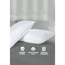 Seda Home Art Pamuk Saten Yastık 800GR , Antibakteriyel ve Antialerjik , Otel ve Ev Kullanımına Uygun