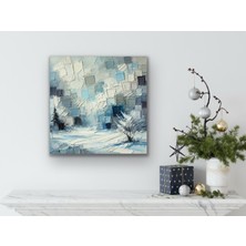 Homemor Kış Mevsimi Kanvas Tablo 60 x 60 cm