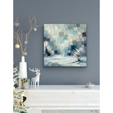 Homemor Kış Mevsimi Kanvas Tablo 60 x 60 cm