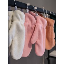 Petit Boom Baby Bebek Polar Eldiven Kırık Beyaz