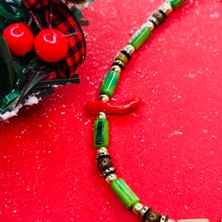 By Song Jewelry Kaplangözü , Sedef ve Mercan Doğaltaşlı Kolye