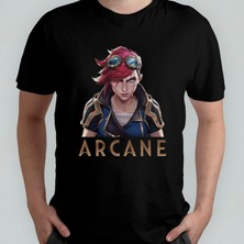 Pixxa Arcane Vi %100 Pamuklu Bisiklet Yaka T-Shirt Model 2