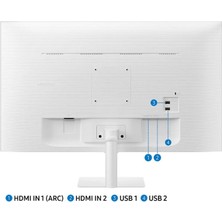 Samsung Akıllı Tv 27'' 70 Ekran Wi-Fi Bağlantı Apple-Android Kablosuz Görüntü Aktarım Akıllı Tv-Monitör 4ms 60hz 1920 x 1080 Fullhd -HDR10 Slim Monitör Tv-Logitech Kablosuz Klavye