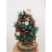 Mediterian Yeni yıl kozalak yılbaşı sofra masa süsü,melekli christmas süsü, yılbaşı dekorasyonu,new year