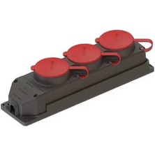 Byars Blişim Byars Bilişim -Kauçuk 3X25 A 3'lü Grup Priz Nead 4012-