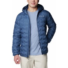 Columbia Mavi Delta Ridge Iı Down Kapüşonlu Erkek Kaz Tüyü Mont 2086221478_WO6610