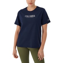 Koyu Lacivert Csc Casual Brand Kadın Kısa Kollu T-Shirt 9220911466_CS0394