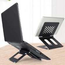 Byars Bilişim Byars-Ayarlanabilir Metal Dizüstü Destek Tabanı Katlanabilir Taşınabilir Laptop Sehpası Standı -Byars