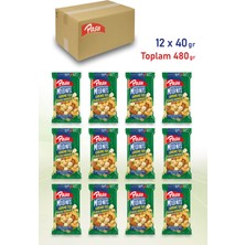 Paşa Kuruyemiş Kavrulmuş Karışık Lüx Kuruyemiş 40 gr x 12 Adet (Toplam 480 gr )