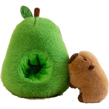 Luxixi 45C'M Kapibara Bebeği Kapibara Bebeği Peluş Oyuncak (Yurt Dışından)