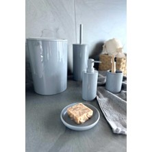 Primanova Flores 5'li Banyo Seti - Gri
