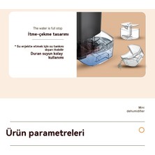Xiaojiededian Nem Alma Cihazı Nem Alma Ev Yatak Odası Sessiz Küçük Nem Alma Cihazı Nem Alma Cihazı Nem Alma (Avrupa Standartları) (Yurt Dışından)