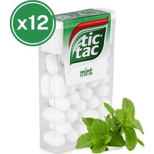 Tic Tac   Nane Aromalı Şeker 18 Gr. (12 Adet)