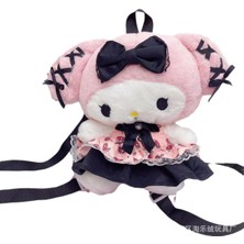 Luxixi Japon Kuromi 28CM Sırt Çantası Bebek Çantası (Yurt Dışından)