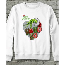 Hena Grinch Ruhlu Sweatshirt Siyah