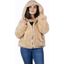 Özgüner Oyuncak Fermuarlı Kapüşonlu Peluş Mont