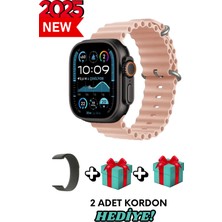 Bunnys Xiaomi Redmi Note 7 Uyumlu Akıllı Saat Watch Ultra2 49MM Kordon Hediyeli - Son Versiyon