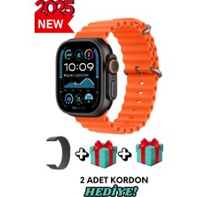 Bunnys Xiaomi Redmi Note 7 Uyumlu Akıllı Saat Watch Ultra2 49MM Kordon Hediyeli - Son Versiyon