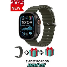 Bunnys Xiaomi Redmi Note 9 Uyumlu Akıllı Saat Watch Ultra2 49MM Kordon Hediyeli - Son Versiyon